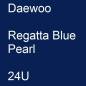 Preview: Daewoo, Regatta Blue Pearl, 24U.